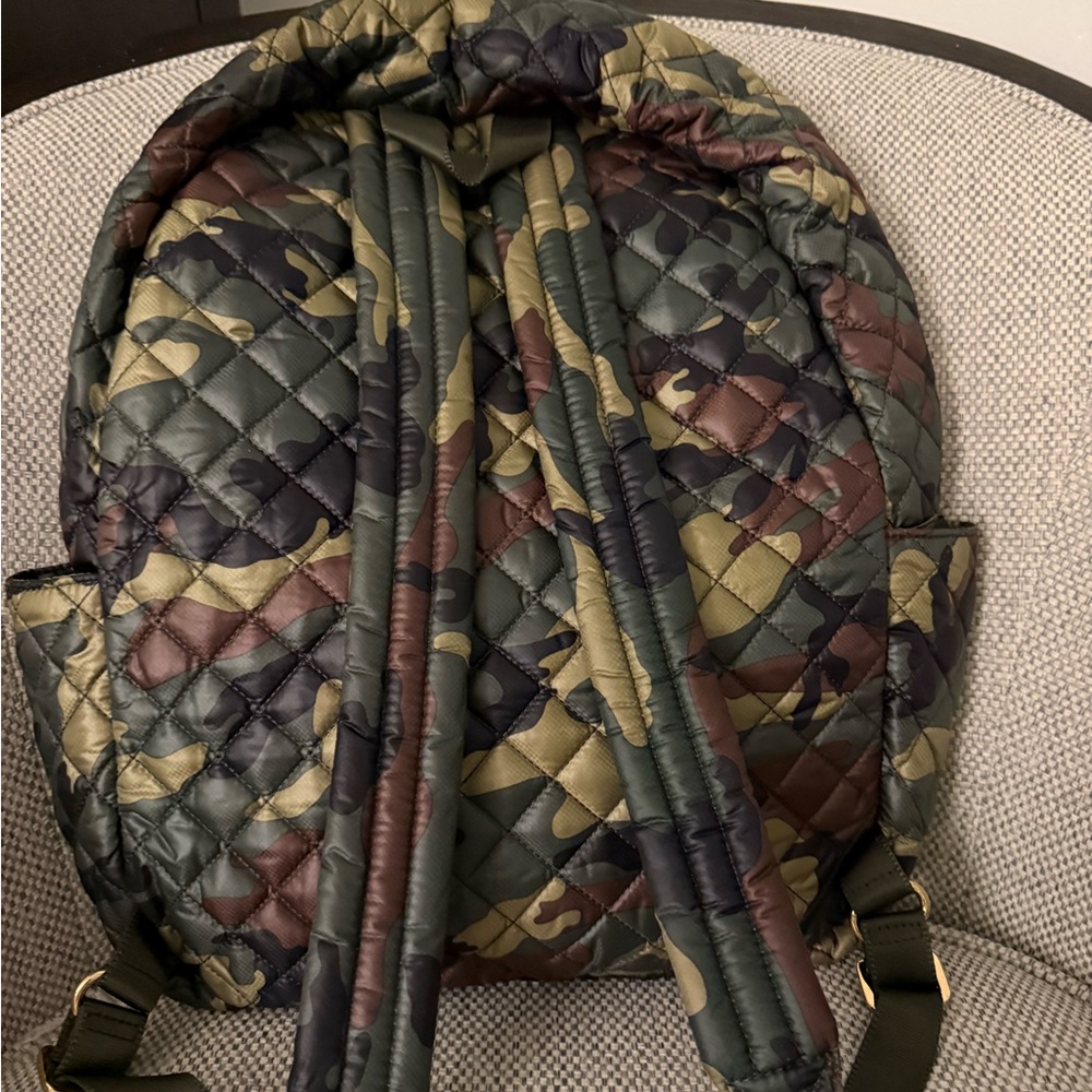 MZ Wallace Metro Quilted Camouflage Backpack - Picture 7 of 9